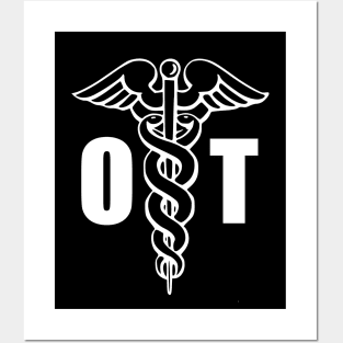 Occupational Therapist Therapy OT Caduceus Posters and Art